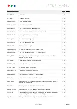 Preview for 166 page of ECKELMANN VS 3015 C Operating	 Instruction