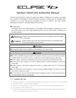 Preview for 1 page of Eclipse TD D3 Instruction Manual