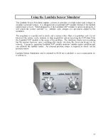 Preview for 21 page of ECM LambdaCAN Series Instruction Manual