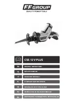 Preview for 1 page of F.F. Group CSS 12V PLUS Original Instructions Manual