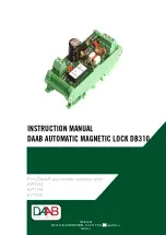 Предварительный просмотр 1 страницы FAAC DAAB DB310 Instruction Manual