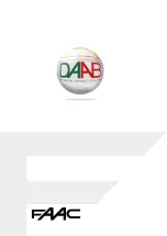 Предварительный просмотр 14 страницы FAAC DAAB DB402 Instruction Manual