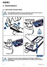 Preview for 18 page of FAAC XT2-XT4 FDS 433-868 Manual