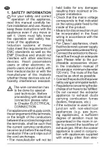 Preview for 3 page of FABER S.p.A. GALILEO BK A830 User Manual