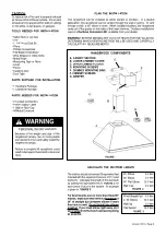 Preview for 5 page of Faber CLAS30SSVA Installation Instructions Manual