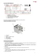 Preview for 7 page of Fagor M-E915 BM Installation, Usage And Maintenance Instructions