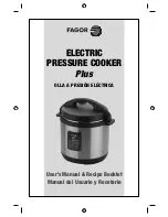Fagor Plus Series User'S Manual & Recipe Booklet preview