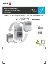 Preview for 1 page of Fagor W Series General Instruction For Installation Use And Maintenance