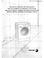 Preview for 1 page of Fagor Washing machine Manual De Instalación Y Uso