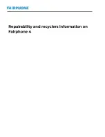 Fairphone 4 Manual предпросмотр