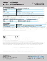 Preview for 2 page of Fairponte Ranger Quick Start Manual