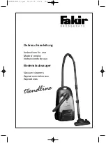 Предварительный просмотр 1 страницы Fakir Trendline Instructions For Use Manual