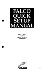 Falco 500e Quick Setup Manual preview