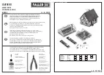 Faller GARDEN CENTER Assembly Instructions Manual preview