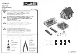 Faller GARDEN CENTER Instructions Manual preview