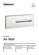 FALMEC Air Wall Instruction Booklet предпросмотр