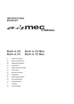 Предварительный просмотр 2 страницы FALMEC airmec Built-in 70 Instruction Booklet