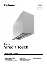 Предварительный просмотр 2 страницы FALMEC Design Virgola Touch 60 Instruction Booklet