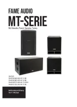 Предварительный просмотр 1 страницы Fame Audio MT Series User Manual