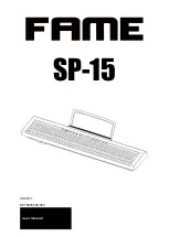 Предварительный просмотр 1 страницы FAME SP-15 User Manual