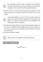 Preview for 3 page of F&F BIS-412-LED Manual