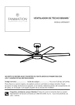 Предварительный просмотр 31 страницы Fanimation BRAWN FPD6605 Series Manual