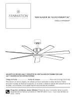 Предварительный просмотр 33 страницы Fanimation PENDRY 56 FPD6865 Series Manual