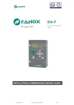 FANOX SIA-F Series Installation & Commissioning Manual preview