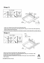 Предварительный просмотр 6 страницы fantastic furniture Arcadia Assembly Instructions Manual