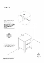 Предварительный просмотр 14 страницы fantastic furniture Arcadia Assembly Instructions Manual