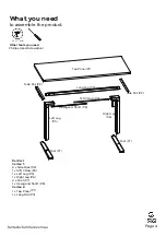 Предварительный просмотр 4 страницы fantastic furniture Elevate Assembly Instructions Manual