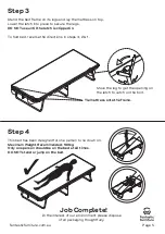 Предварительный просмотр 5 страницы fantastic furniture Foldaway Manual