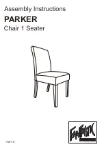 fantastic furniture PARKER Assembly Instructions Manual предпросмотр