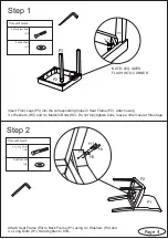 Предварительный просмотр 4 страницы fantastic furniture PARKER Assembly Instructions Manual