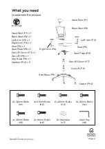 Preview for 4 page of fantastic furniture STAFFORD Assembly Instructions Manual