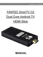 Fantec DroidTV C2 User Manual preview