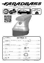 Preview for 1 page of Farad BARS KIT PR25-5 Installation Instructions Manual