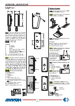 Предварительный просмотр 4 страницы FARFISA INTERCOMS Project Series Technical Manual