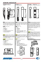 Предварительный просмотр 6 страницы FARFISA INTERCOMS Project Series Technical Manual