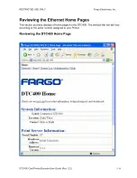 Предварительный просмотр 131 страницы Fargo FARGO DTC 400 User Manual