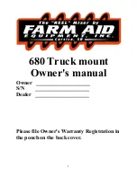 Farm Aid 680 Owner'S Manual preview