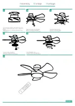 Preview for 7 page of Faro Barcelona ventyly HANA VT23012 Assembly Manual