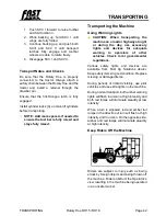 Предварительный просмотр 42 страницы Fast RH15 Owner'S Manual