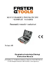 FASTER TOOLS 651 Instruction Manual preview