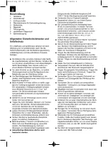 Предварительный просмотр 4 страницы Faust ST 55 E-01 Operating Instructions Manual