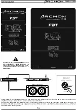 Preview for 84 page of Fbt Archon Series Manual