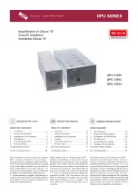 Предварительный просмотр 1 страницы Fbt DPU Series Instruction Manual