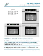FCI Home Appliances SOVB Use & Care Manual preview