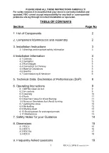 Предварительный просмотр 2 страницы FDC 4 Installation And Operating Instructions Manual