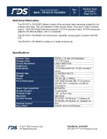 Preview for 4 page of FDS FD141CV-TS-HDSDI Installation And Operation Manual